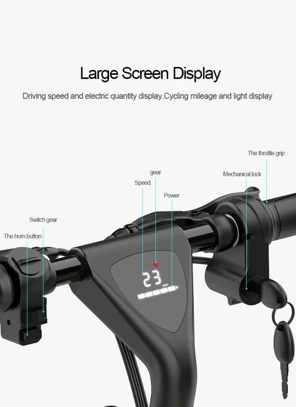 Foldable E-Bike - Top Speed 25km/h - Image 3