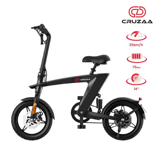 Foldable E-Bike - Top Speed 25km/h