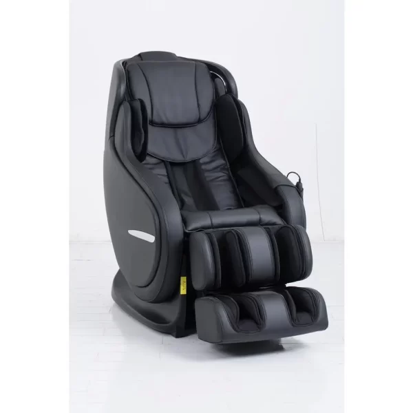 Black Leather Premium Massage Chair/ Bluetooth Speaker