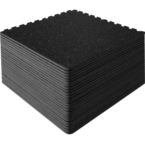 Rubber Top - 25 PCS 1/2 inch Thick Gym Floor Mats (24X24) - Image 11