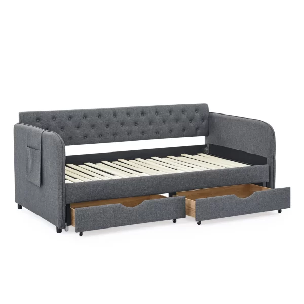 Twin Size Daybed /Trundle Bed & Storage Drawers - Image 7