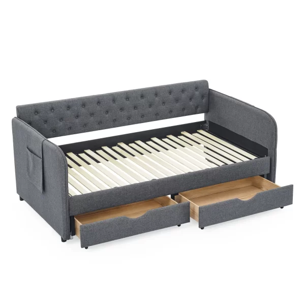 Twin Size Daybed /Trundle Bed & Storage Drawers - Image 8