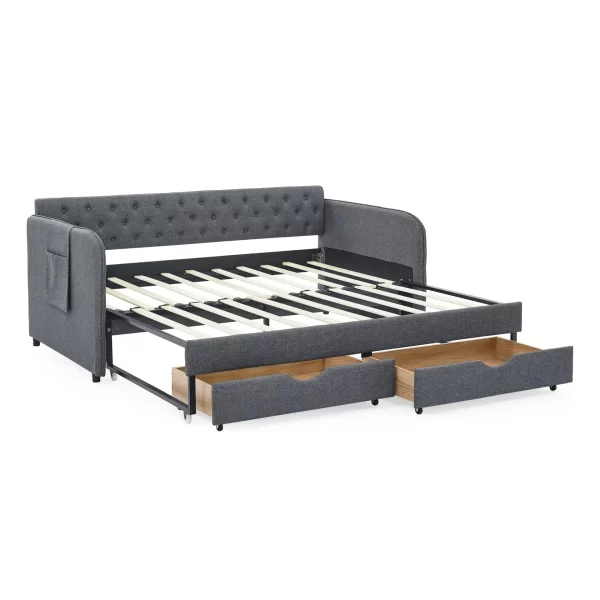 Twin Size Daybed /Trundle Bed & Storage Drawers - Image 10