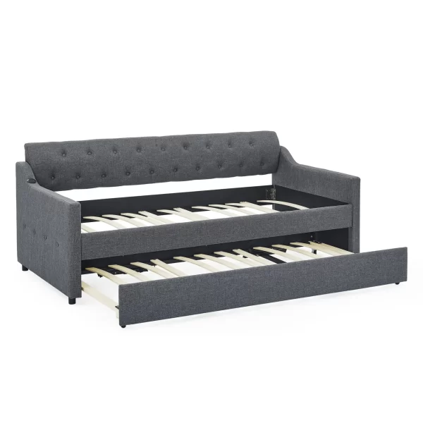 Twin Size Daybed /Trundle Bed & Storage Drawers - Image 11