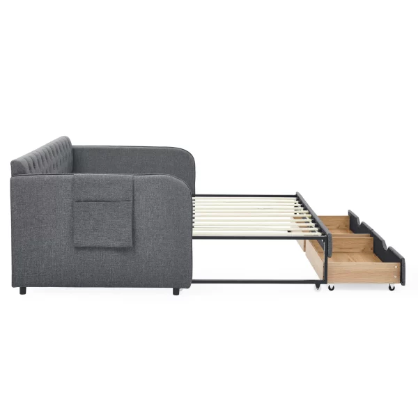 Twin Size Daybed /Trundle Bed & Storage Drawers - Image 18