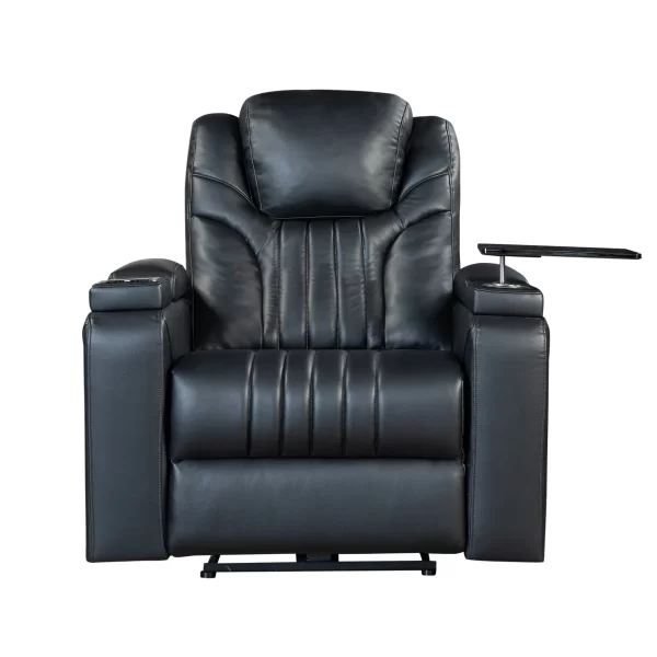 Power Home Theater Leather Recliner - Image 5