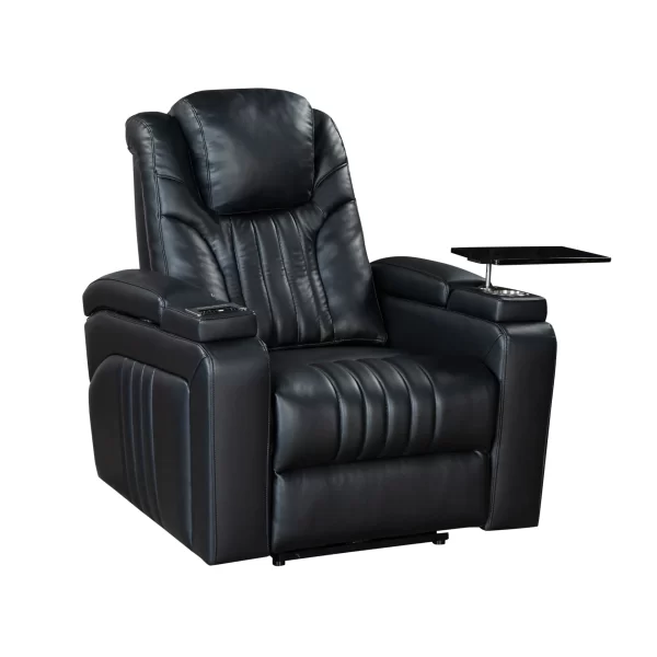 Power Home Theater Leather Recliner - Image 6