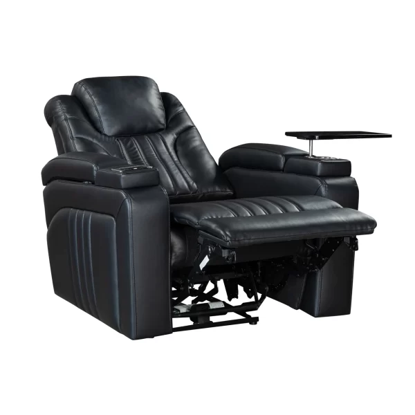 Power Home Theater Leather Recliner - Image 7