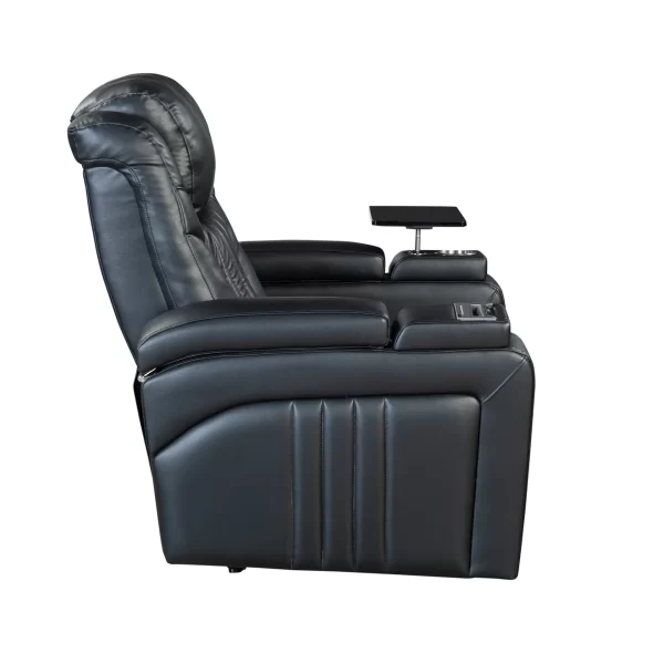 Power Home Theater Leather Recliner - Image 12