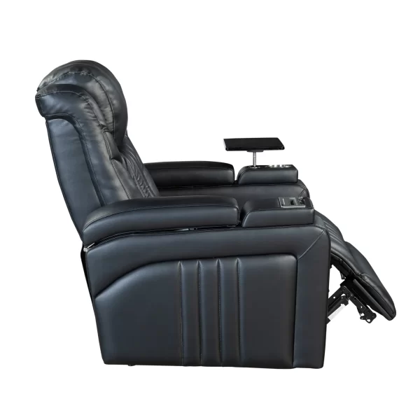 Power Home Theater Leather Recliner - Image 13