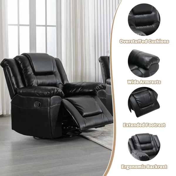 3 Seater Home Theater Recliner Manual Recliner - Image 4